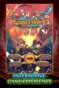 Page de login d' Empire Online